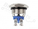 Drukcontact metaal rond 18mm 250V/3A